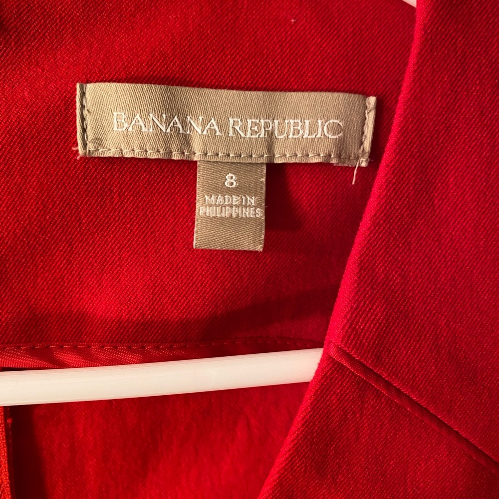 Red- Banana Republic dress- in size 8